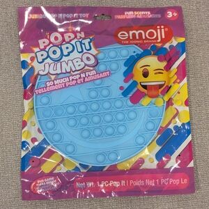 New Pop N Pop It Emoji Jumbo size, Blue